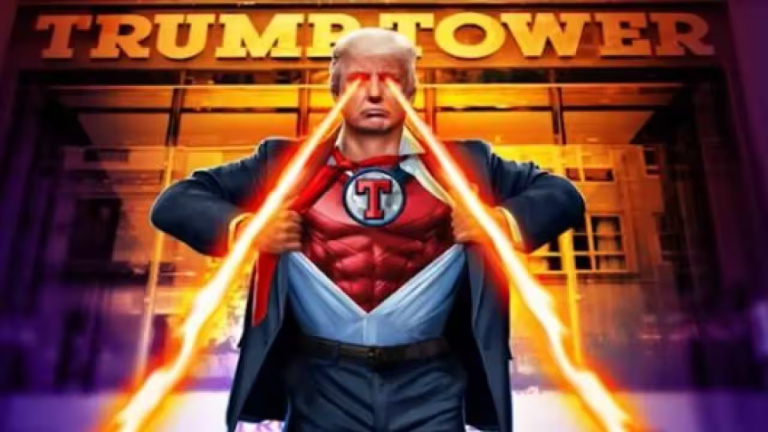 Trump Launches New $99 NFTs Featuring Superhero Suits and Bitcoin